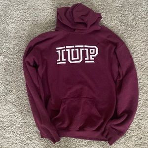 IUP- crimson hoodie